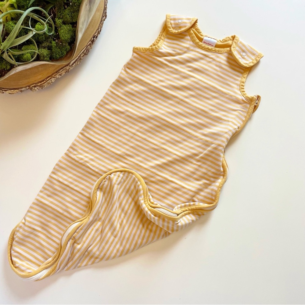 Hanna Andersson Yellow and White Striped Sleep Sack